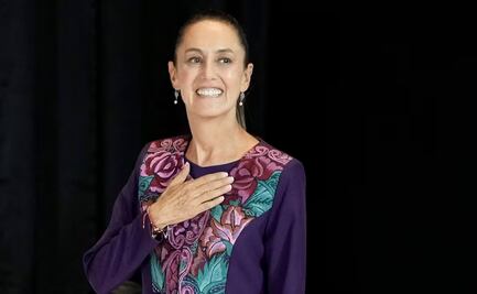 FOTOS: Color marfil y bordado de Oaxaca, así es el vestido de Claudia Sheinbaum para rendir protesta como Presidenta