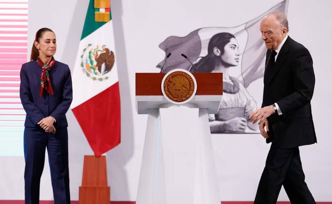 Claudia Sheinbaum en su conferencia matutina del 9 de septiembre de 2025. Foto: Diego Simón Sánchez / EL UNIVERSAL