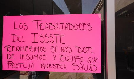 Denuncian desacato de medidas de prevención ante pandemia en hospital del ISSSTE