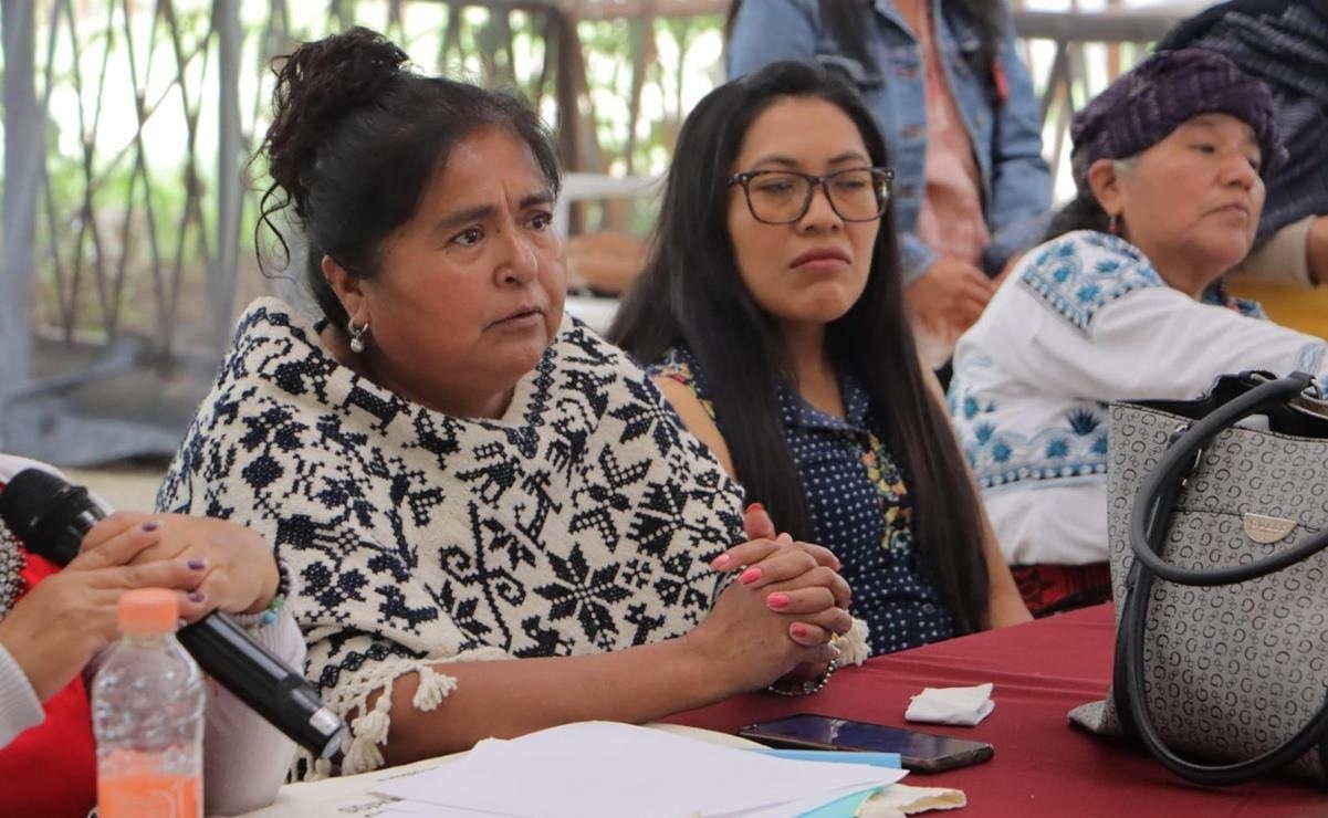 Mujeres indígenas exigen al Congreso de Oaxaca no permitir la desaparición de poderes en Zapotitlán Palmas 