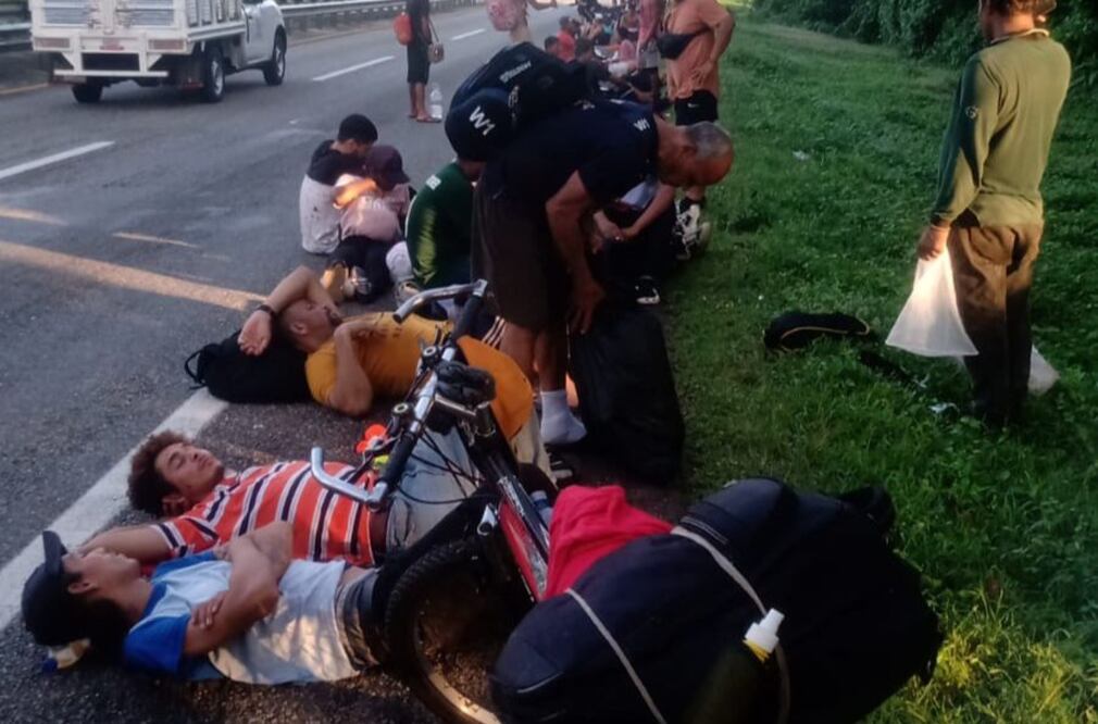 Ingresan a Oaxaca primeros 500 migrantes de caravana que aglutina a más de 4 mil; es la número 13