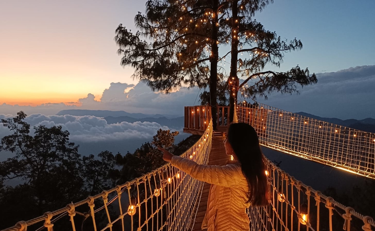 San José del Pacífico guarda un secreto brillante entre las montañas de la sierra oaxaqueña . Foto: Restaurant Itoo - Benzaa Ecoresort, FB