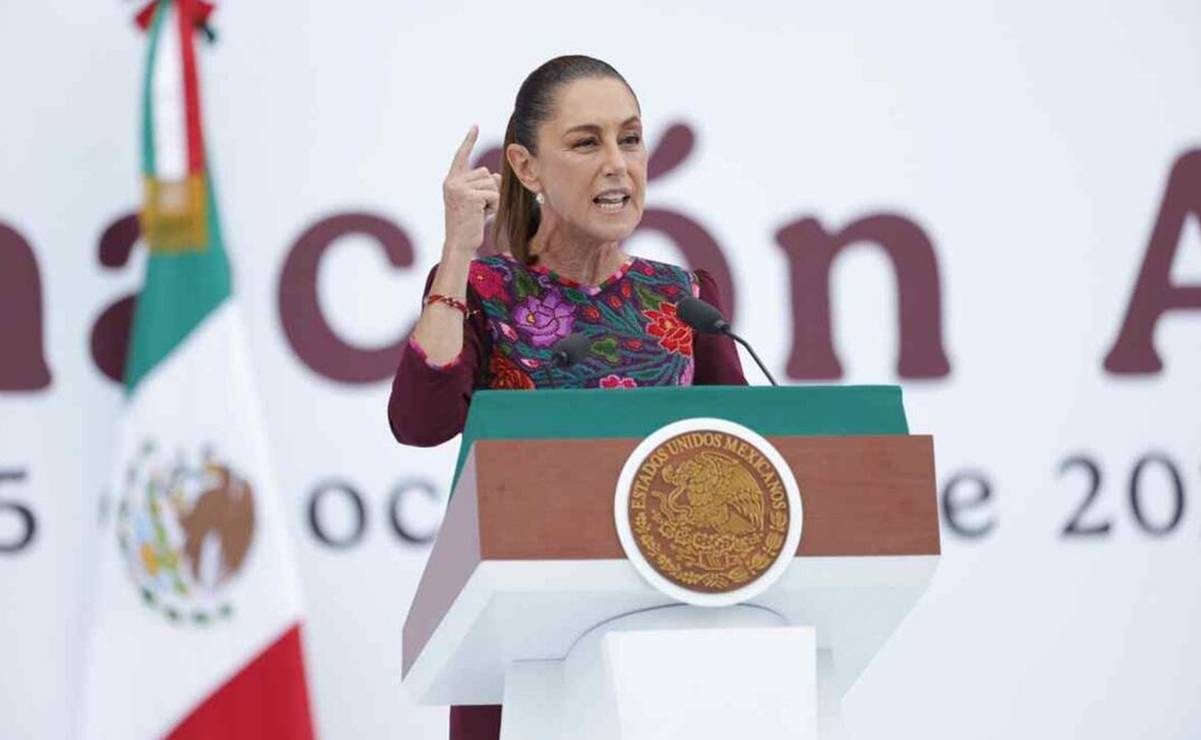 "Quien robe y traicione al pueblo, enfrentará la justicia", advierte Sheinbaum a un año de su gobierno; "no les voy a fallar", afirma