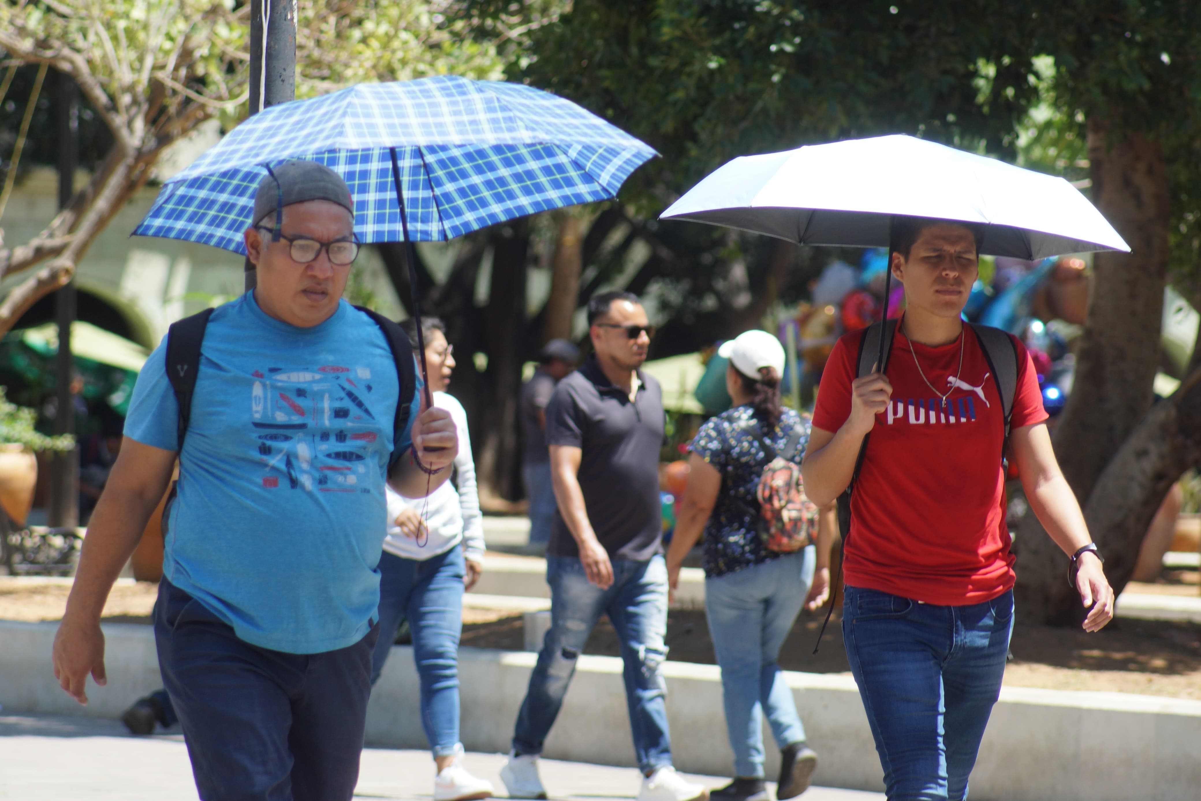 El calor en la capital de Oaxaca alcanza temperaturas de hasta 38 grados centígrados