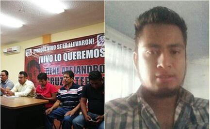 Anuncia Sección 22 protesta para dar con René Cruz, hijo de una maestra, quien desapareció en 2017