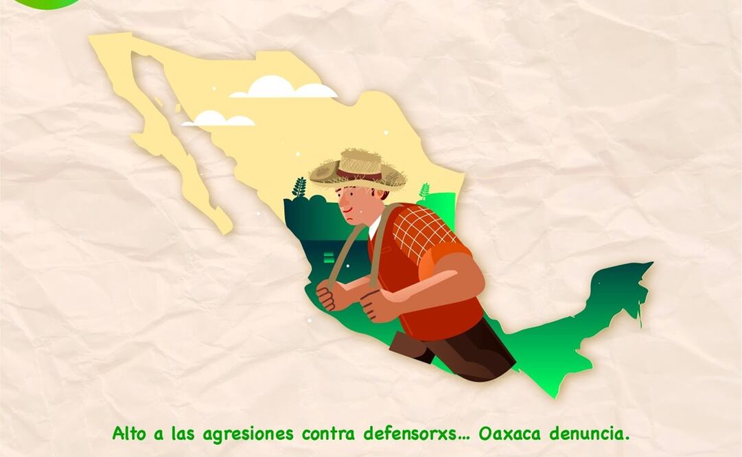 Educa lanza campaña "Oaxaca denuncia" para exigir alto a las agresiones contra defensores de derechos humanos y territorio. Foto: Cortesía
