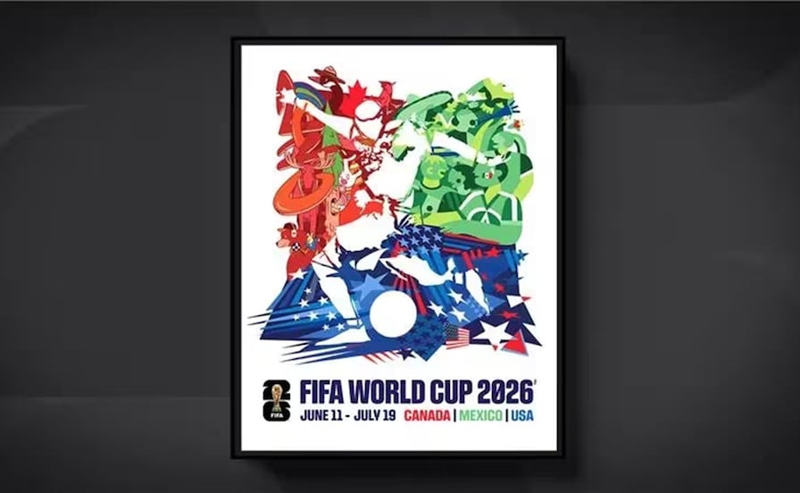 Mundial 2026: A 100 días del arranque, FIFA revela el póster oficial del torneo