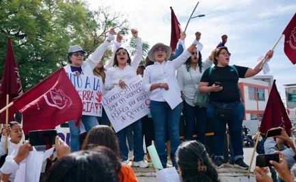Colectiva se deslinda de protesta de diputada Liz Arroyo en la Antimonumenta de Oaxaca