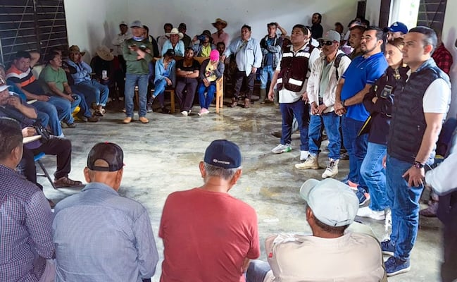 Termina sin acuerdos el diálogo entre Chimalapa y ejidatarios de Díaz Ordaz, Chiapas