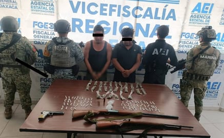 Dos agentes de la Fiscalía de Oaxaca resultan heridos en enfrentamiento con integrantes de célula delictiva; hay tres detenidos