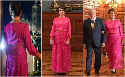 Diseñadora de Oaxaca, la creadora del vestido que Beatriz Gutiérrez Müller lució para el Grito de Independencia