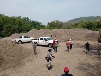 Conagua y Profepa clausura cuatro bancos de materiales sin permiso en el Istmo de Oaxaca  