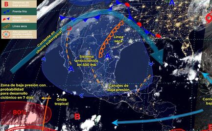 Pronostican lluvias ligeras para este sábado en las regiones de Oaxaca