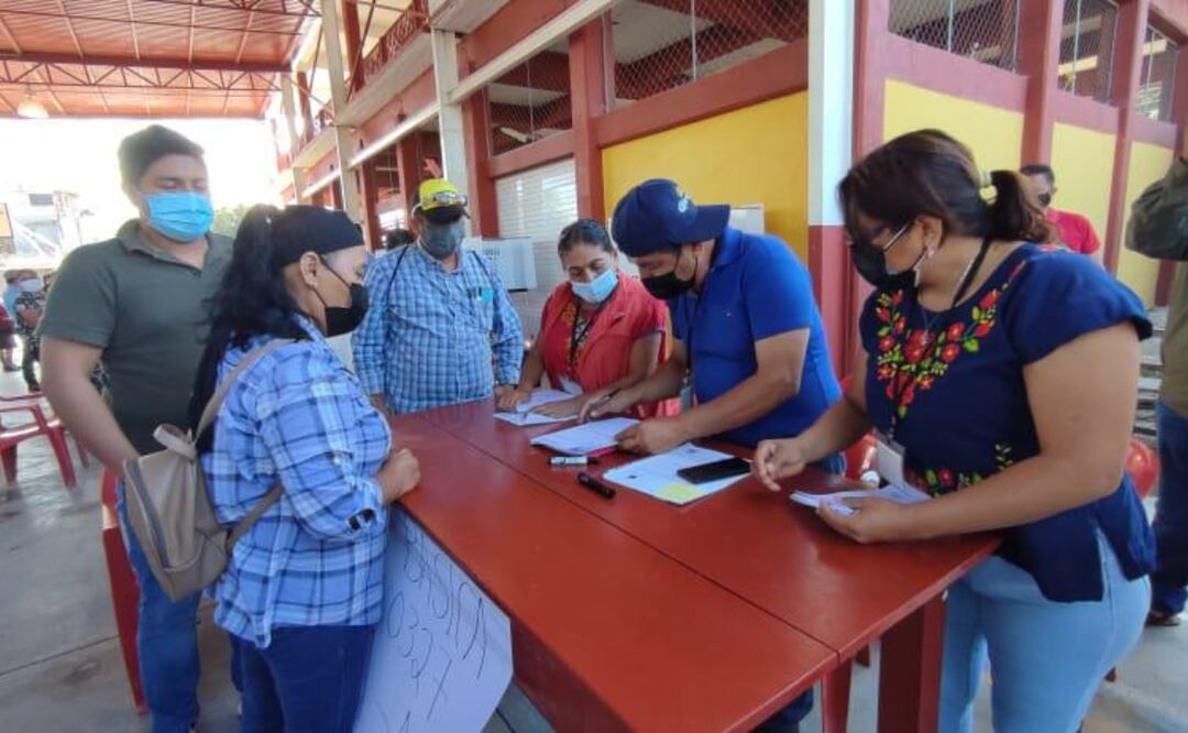 En la comunidad de Chicapa de Castro fue electo Anuar Blas Pineda. Foto: Especial