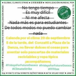 Anuncian calenda para crear conciencia sobre la crisis climática