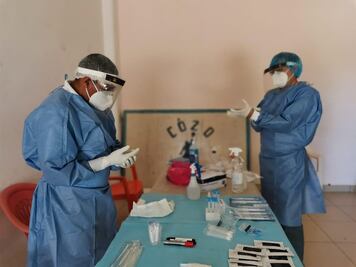 Arriba brigada médica a Cozoaltepec, en la Costa de Oaxaca, para mitigar contagios de Covid-19