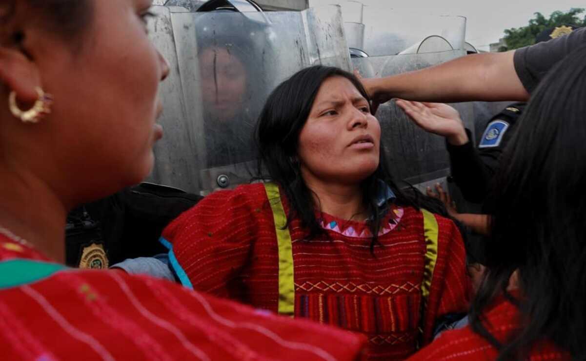 Las protestas de los triquis desplazados en la Ciudad de México se agudizaron esta semana luego del desalojo del plantón de Bellas Artes. Foto: Ivonne Rodríguez