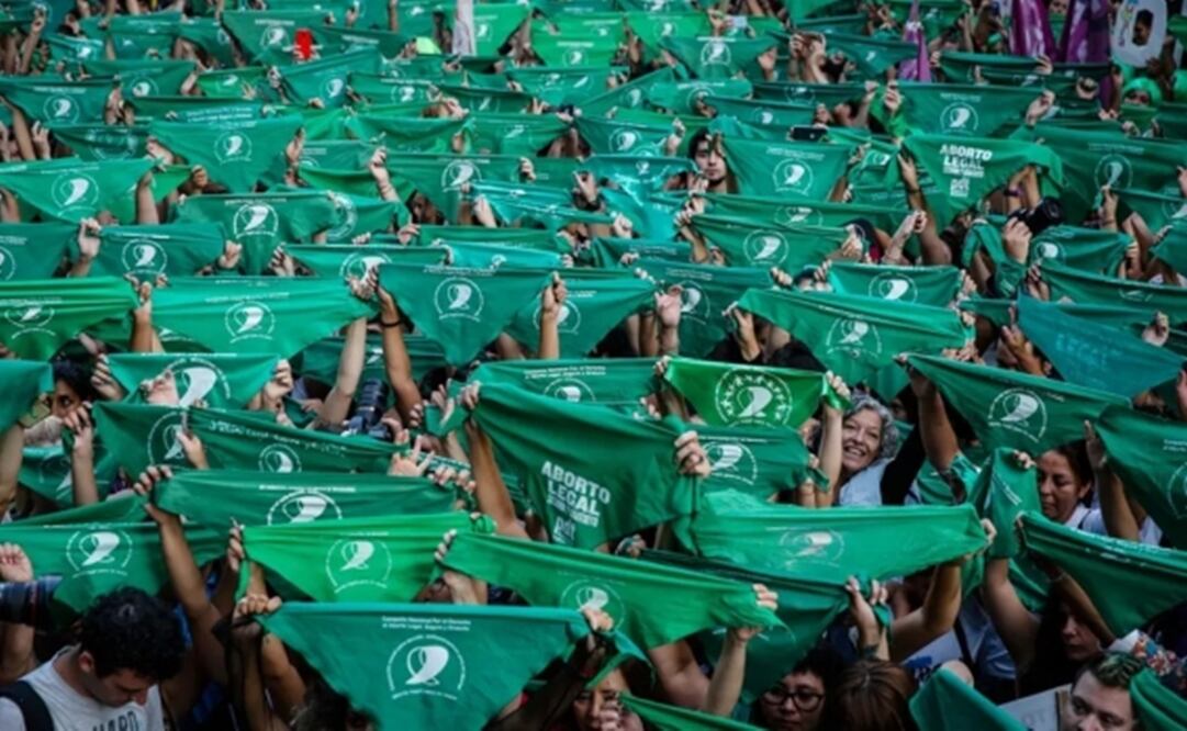 Con pañuelo verde; los ocho estados de México que han despenalizado el aborto. Foto: Archivo EL UNIVERSAL
