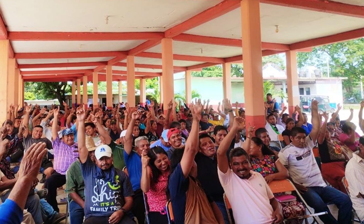 Elecciones en San Mateo del Mar. Foto: Especial