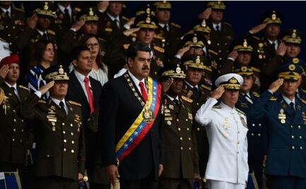 Difunden video de detonaciones durante discurso de Nicolás Maduro