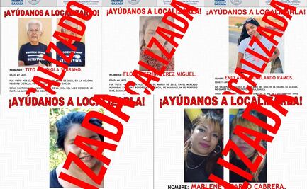 Encuentran en últimas 24 horas a 5 personas no localizadas en Oaxaca; dos de ellas adolescentes