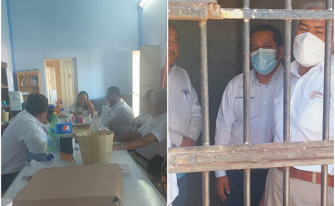 Retienen a 4 funcionarios en la Mixteca de Oaxaca; exigen entrega completa de Centro de Salud. Foto