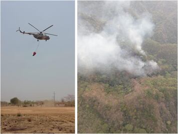 Se mantienen siete incendios activos en zona de Chimapalas