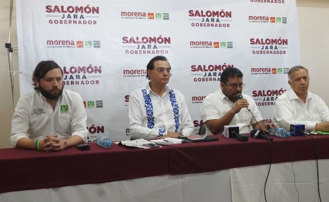Coalición Juntos Haremos Historia por Oaxaca acusa campaña sucia contra Salomón Jara. Foto: Edwin Hernández