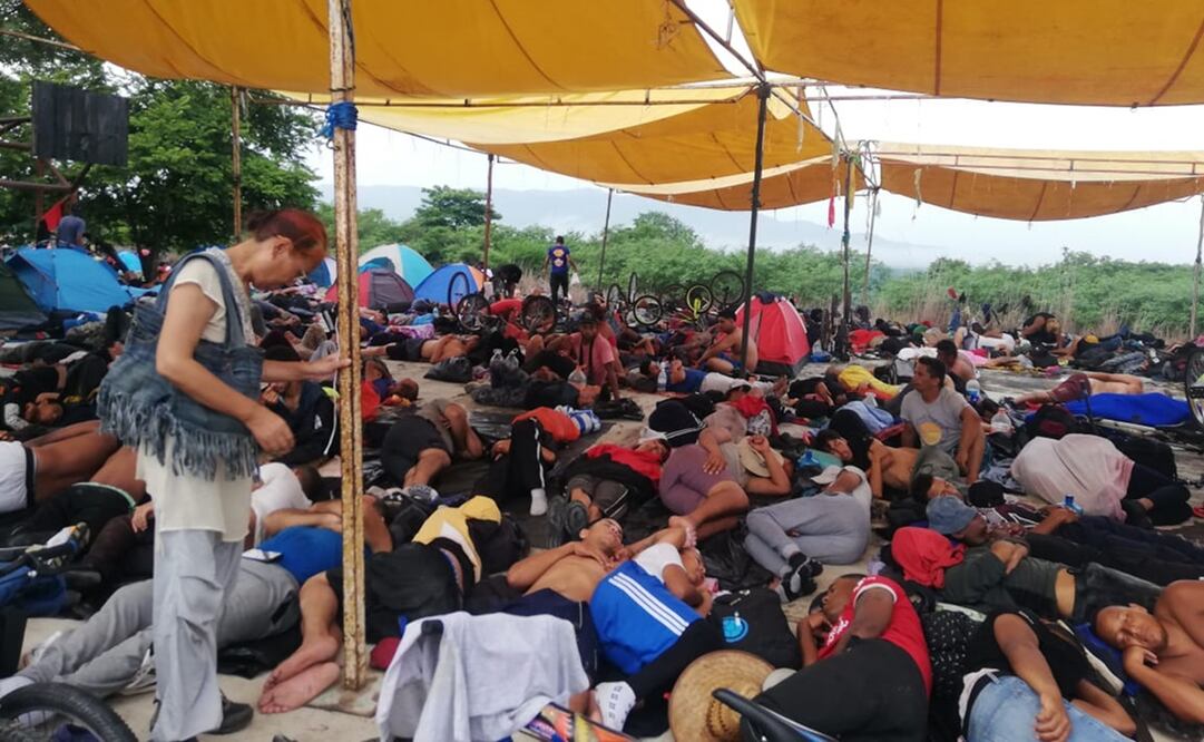 Llegan más de dos mil migrantes a Zanatepec, Oaxaca; reciben atención médica. Especiales