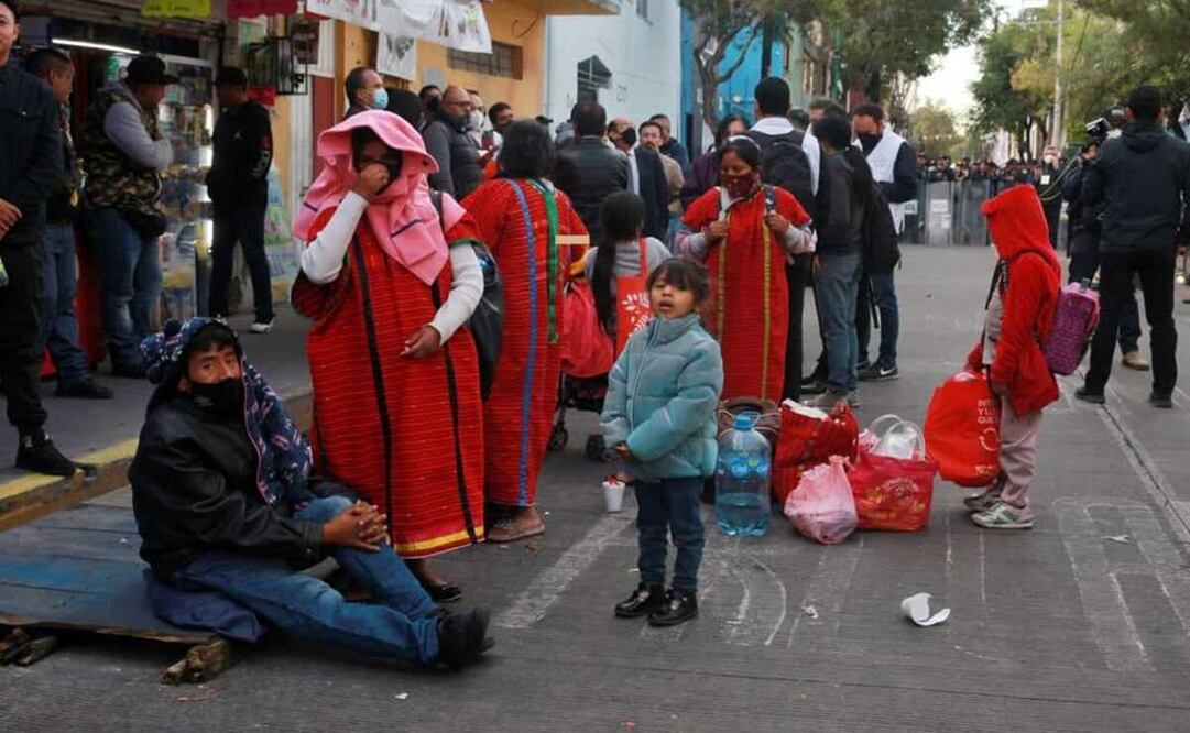 Los triquis desplazados acusan a MULT de poner pretextos para romper la negociación. Foto: Ivonne Rodríguez