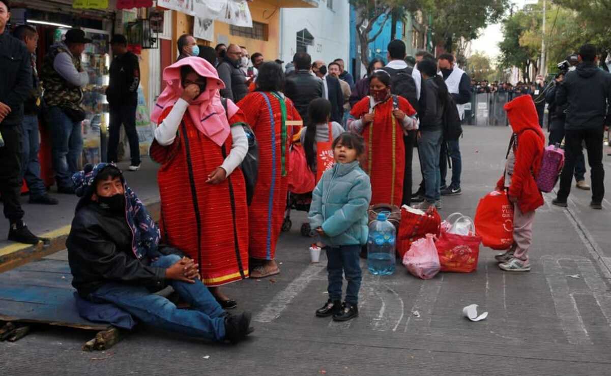 Los triquis desplazados acusan a MULT de poner pretextos para romper la negociación. Foto: Ivonne Rodríguez