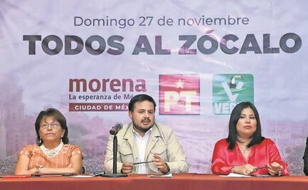 Morena prepara así su acarreo para la marcha del domingo