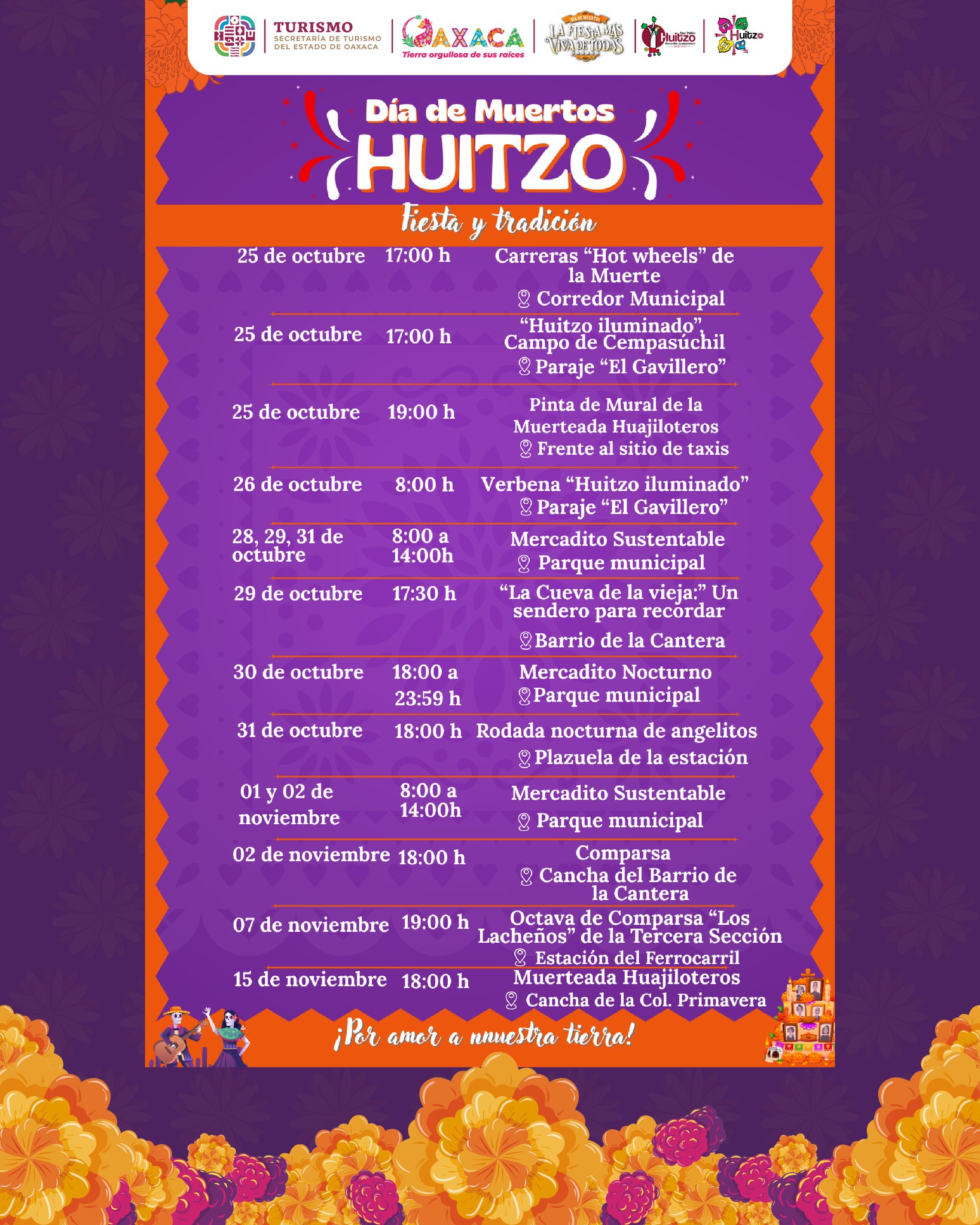 Actividades del Día de Todos los Santos. Foto: Sectur Oaxaca