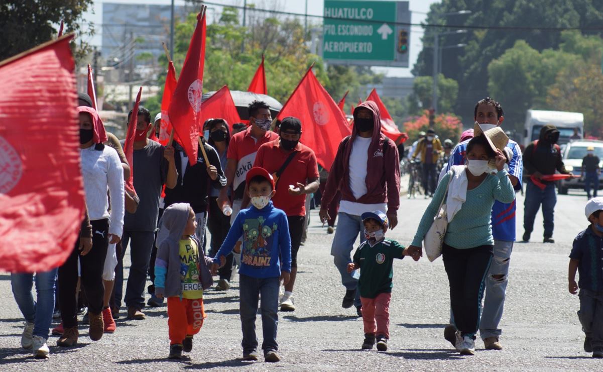 Marcha Frente "14 de Junio" para exigir justicia por asesinato de mototaxista en la capital