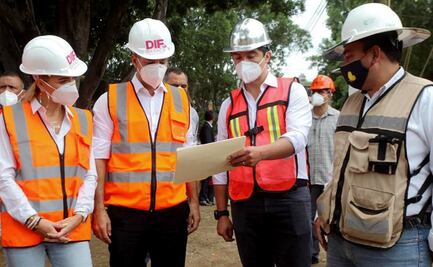 Supervisa Murat avance en obras de “Casa de Alas”, complejo que albergará al DIF Oaxaca