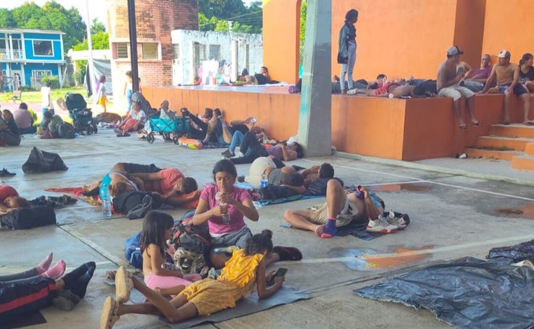 Muere migrante venezolano mientras caminaba en caravana en Oaxaca; fue atropellado