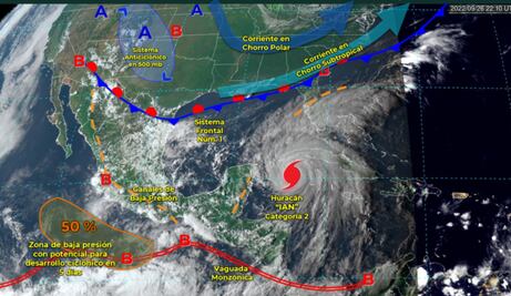 Primer frente frío de la temporada afectará a Oaxaca, informa CEPCO; continúan lluvias en 5 regiones