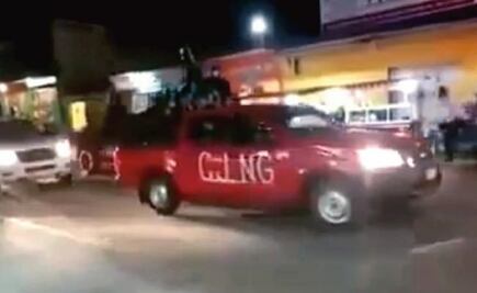 Causa temor paso de caravana armada en Oaxaca