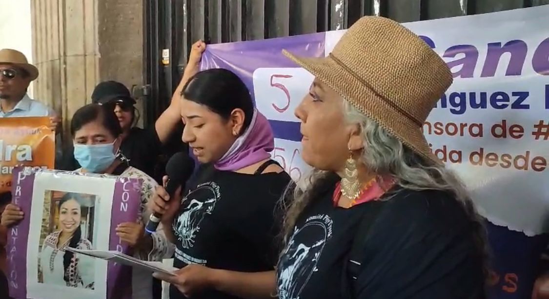 Crean colectivo para exigir la presentación con vida de la activista Sandra Domínguez
