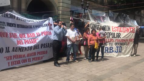 Una semana después, protestan contra alza de tarifa