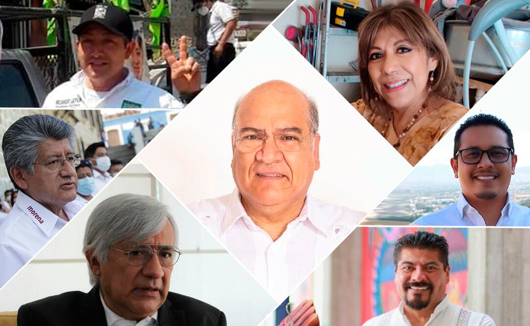 Candidatos a la presidencia municipal de Oaxaca / Foto: Especial