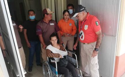 Migrante salta de un puente en Oaxaca para escapar de asaltantes armados; dos menores, lesionados