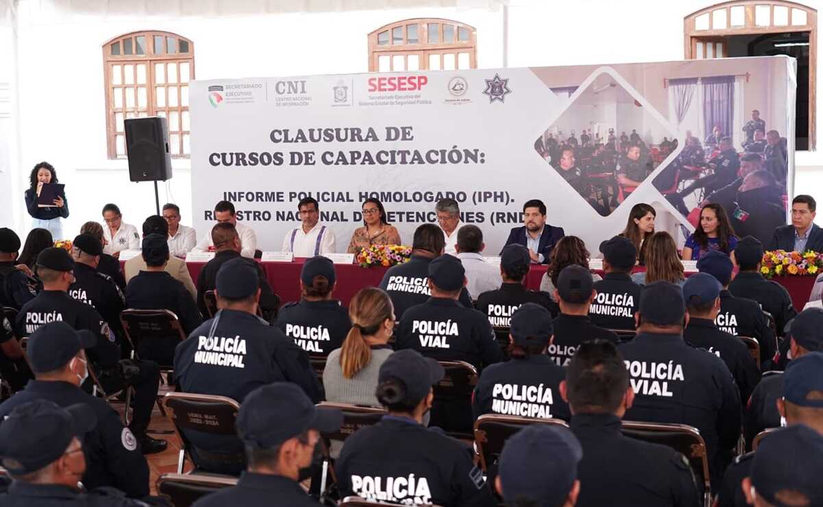 Nace en la ciudad de Oaxaca Unidad de Investigación del Delito tras capacitación de policías municipales. Foto: Ayuntamiento de Oaxaca de Juárez