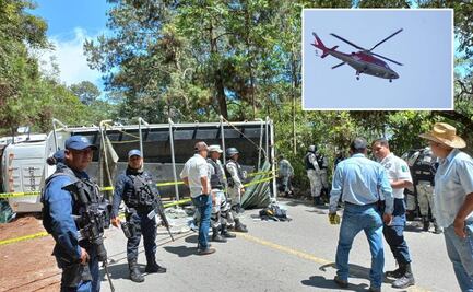 Una integrante de la Guardia Nacional muerta y 14 heridos tras volcadura de camión en Oaxaca