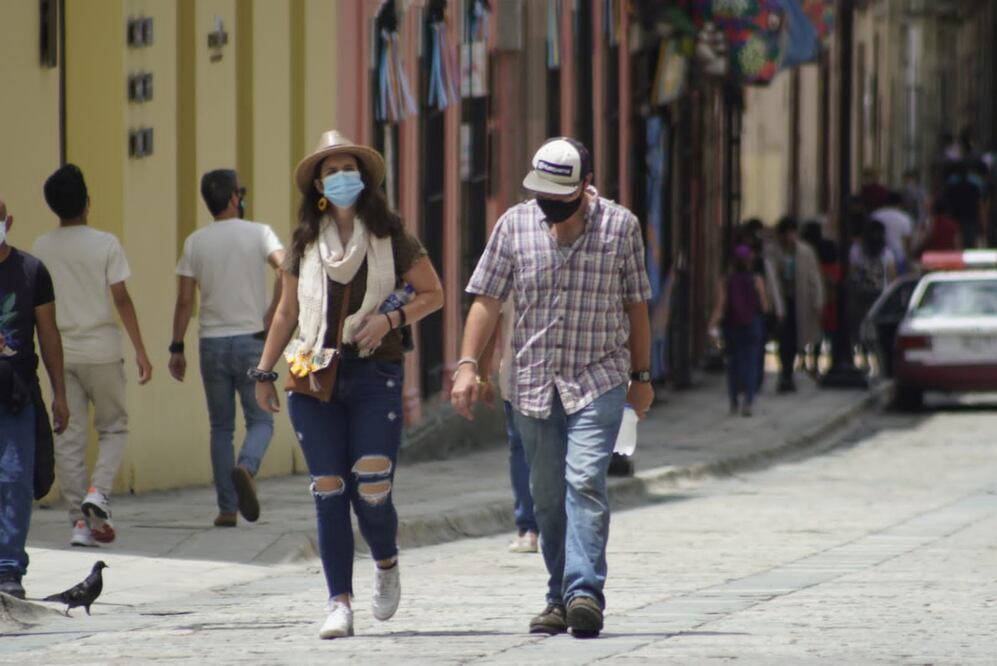 Ante repunte de casos de Covid-19, Servicios de Salud de Oaxaca llaman a vigilar medidas preventivas. Foto: Mario Arturo Martínez