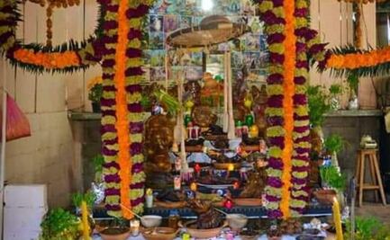 Con armadillo y jabalí… así es la ofrenda de Día de Muertos más exótica en Oaxaca