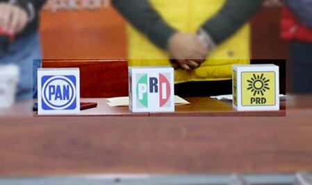 PRI, PAN y PRD pactan coalición parcial para municipios de Oaxaca; van juntos en 80 de 153