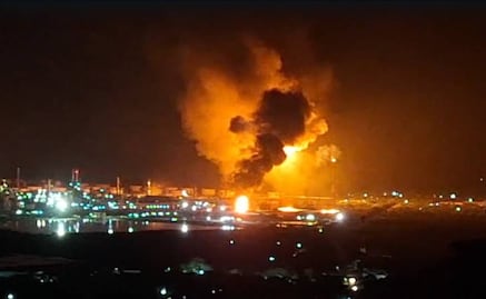 Nuevo incendio en refinería de Salina Cruz causa alarma por lenguas de fuego y grandes columnas de humo