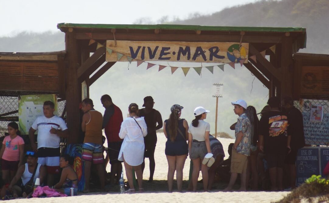 Para defenderla de inmobiliarias, en Oaxaca buscan convertir playa Bacocho en zona protegida. Foto: Especiales