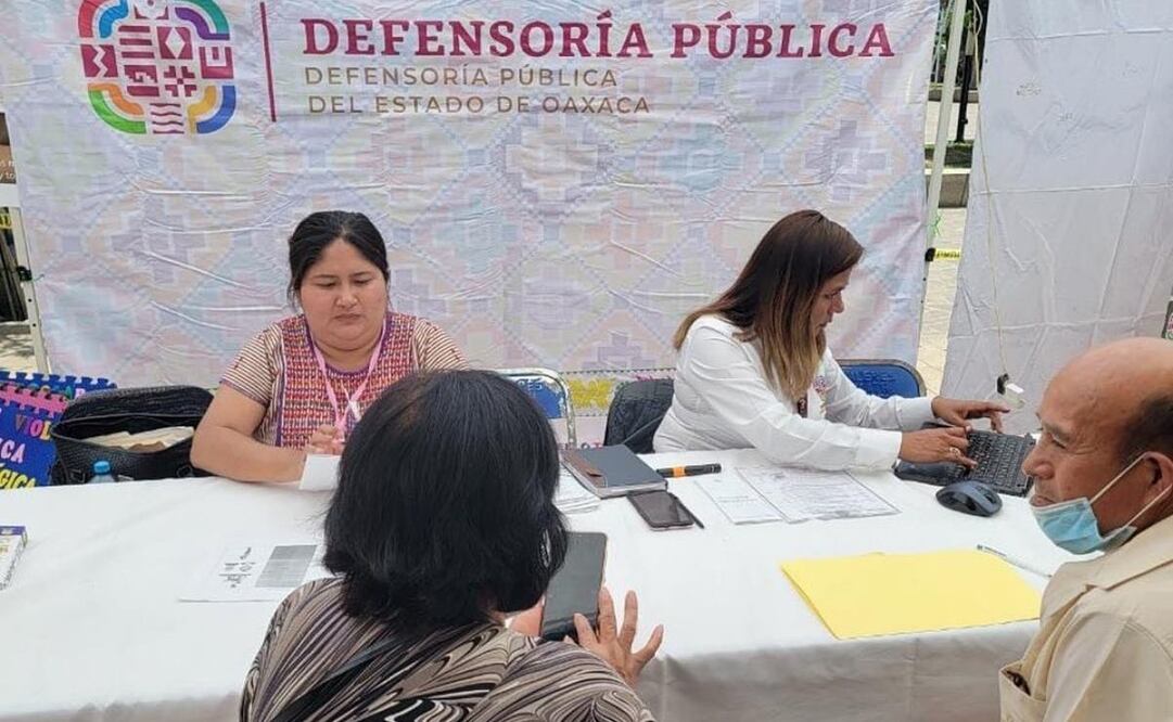 Otorga Defensoría Pública de Oaxaca servicios jurídicos a más de 55 mil personas sin recursos. Foto: Especial